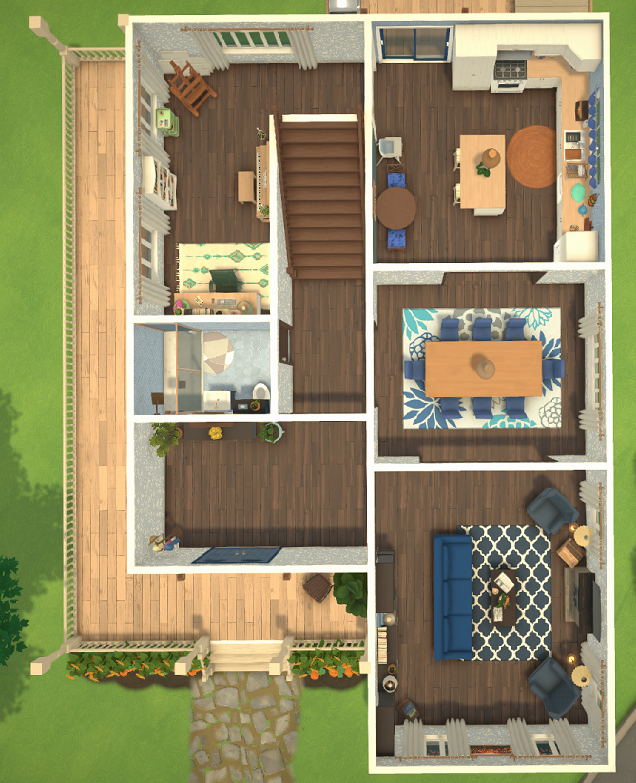 Blue Farmhouse image 2