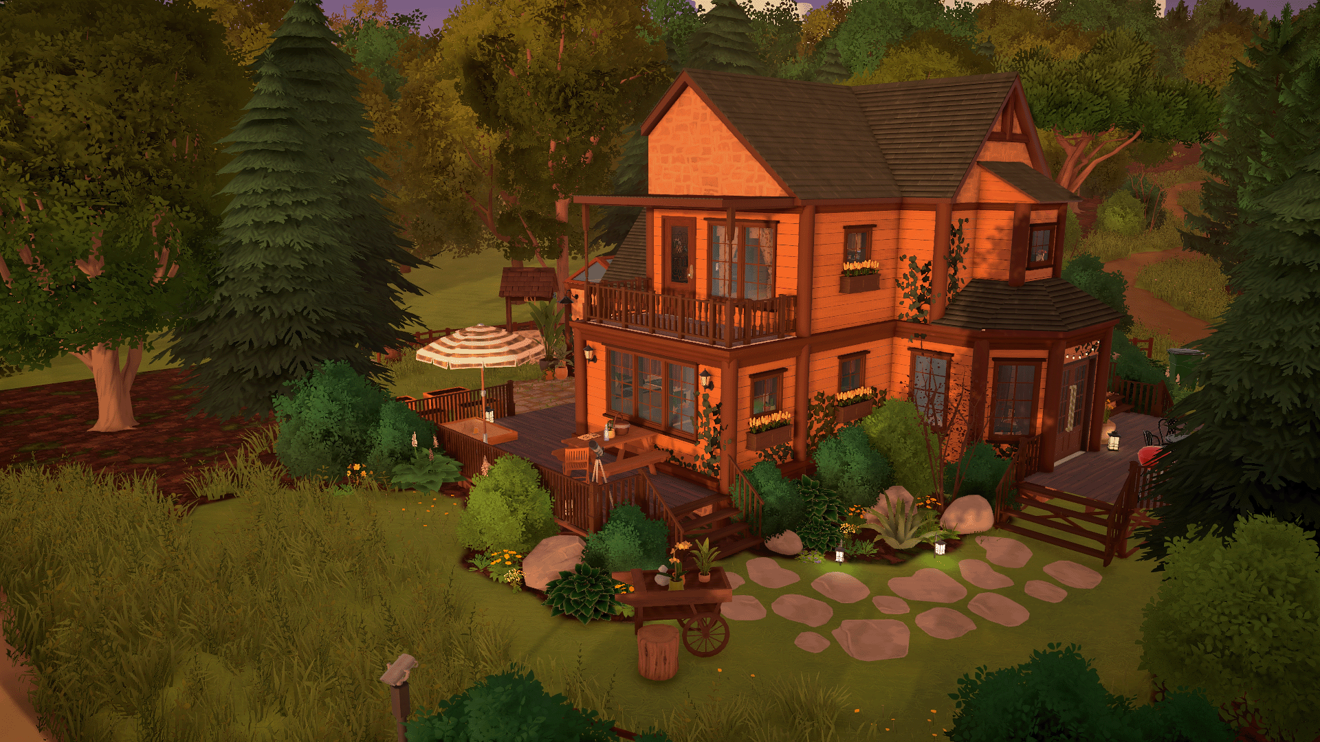 Log Cabin on Mountain Scarf Drive [pujipop ♡] image 3