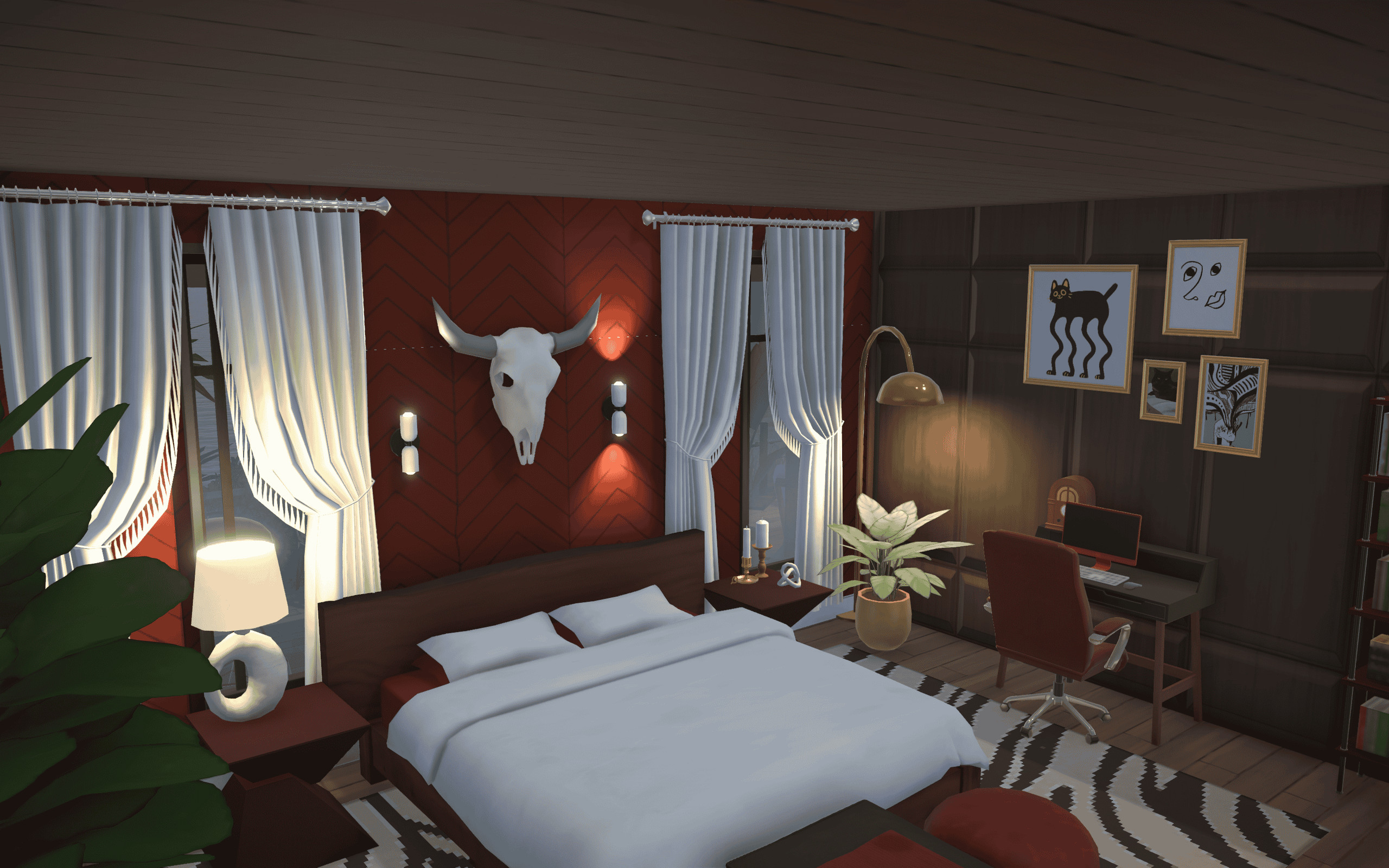 Mid century Home with loft image 8