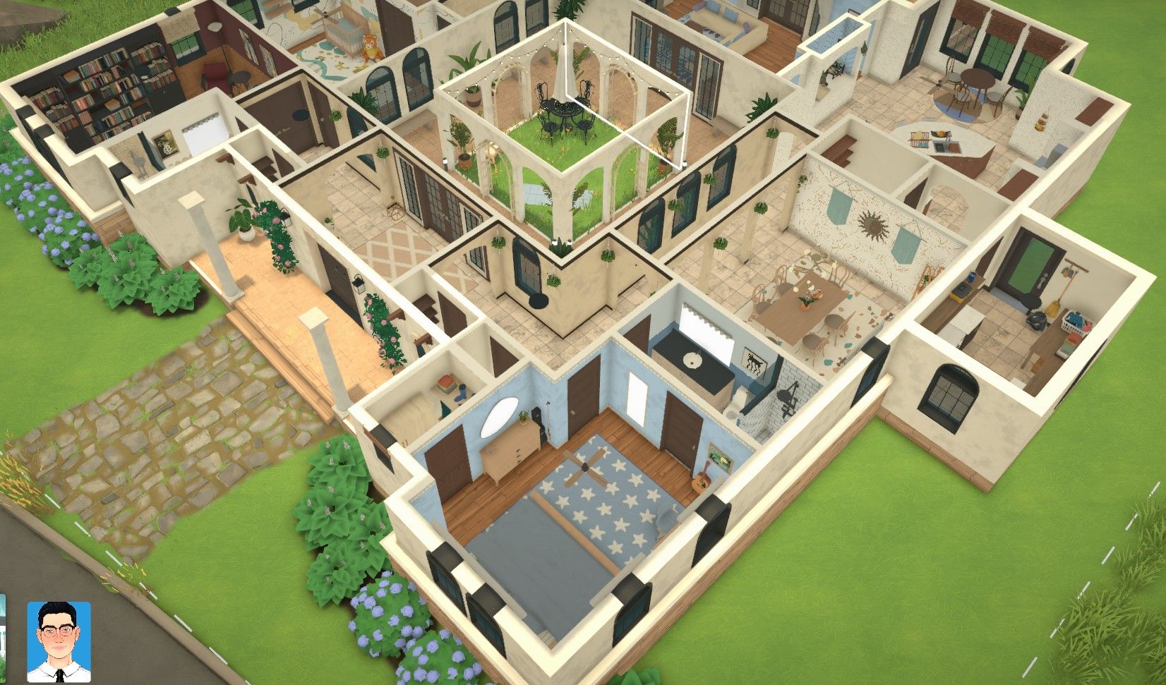 Mediterranean w/ Central Courtyard - Sanrielle image 3