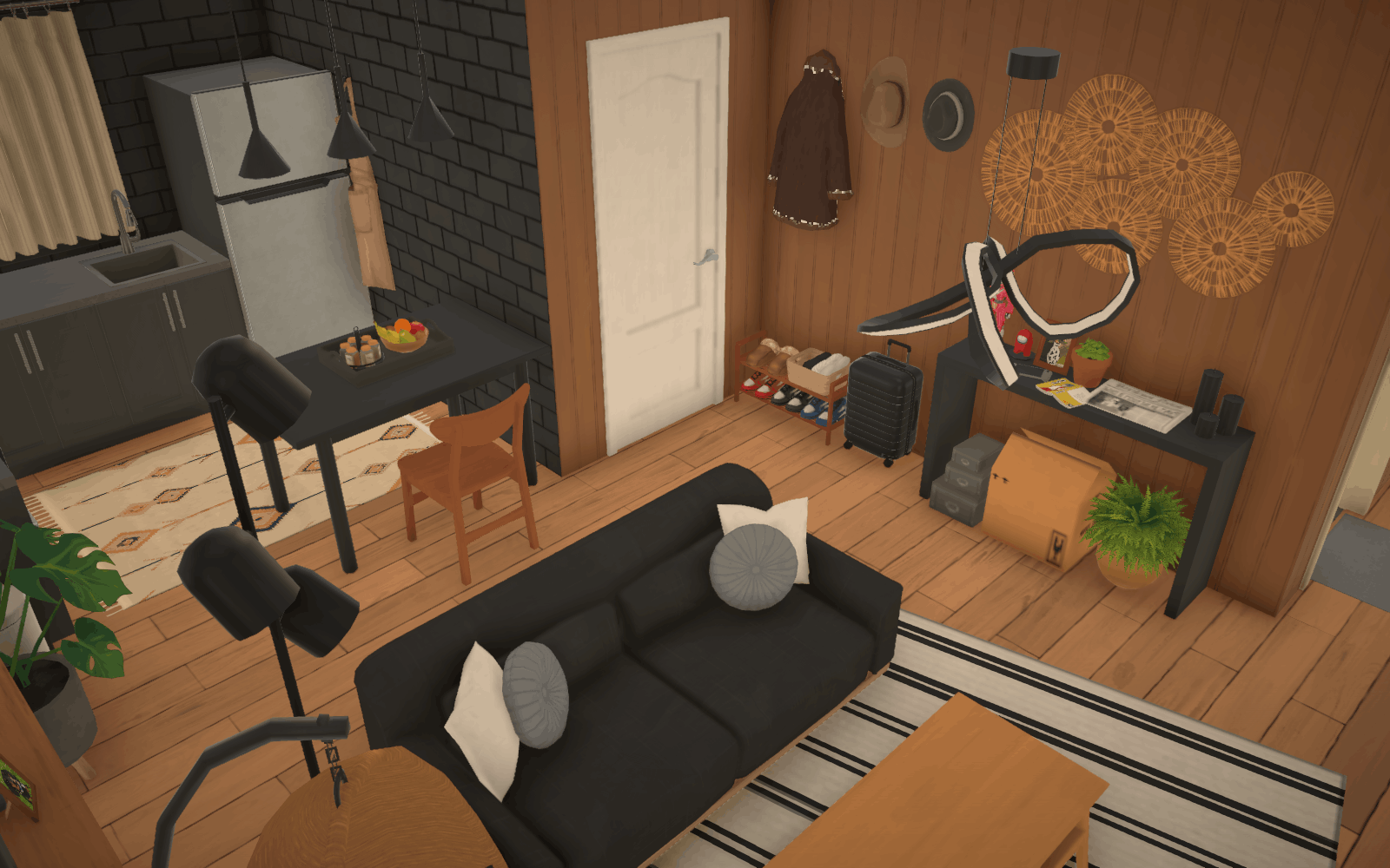 Cozy Dark Apartment image 4