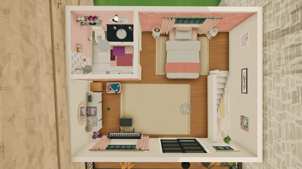 White and Pink Townhouse image 9