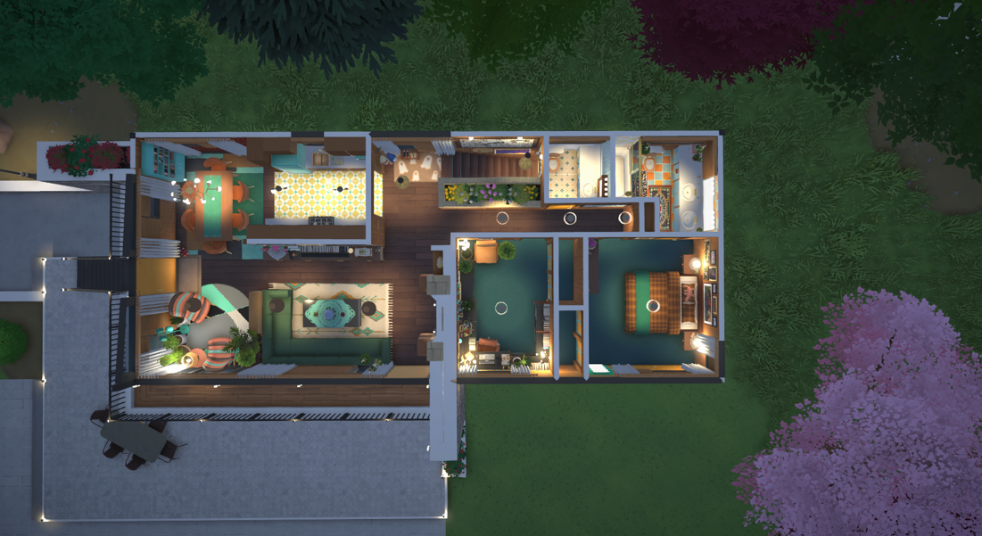 eclectic mid century modern house image 3