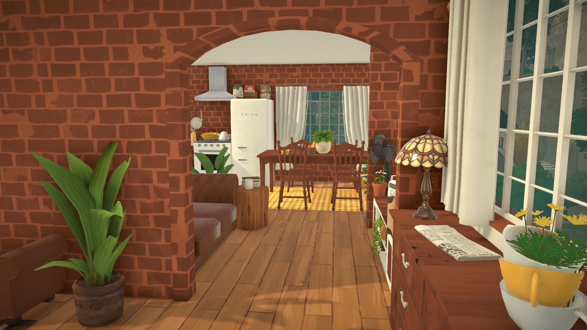 Cozy Brick Rustic Grandma House Cottage image 2