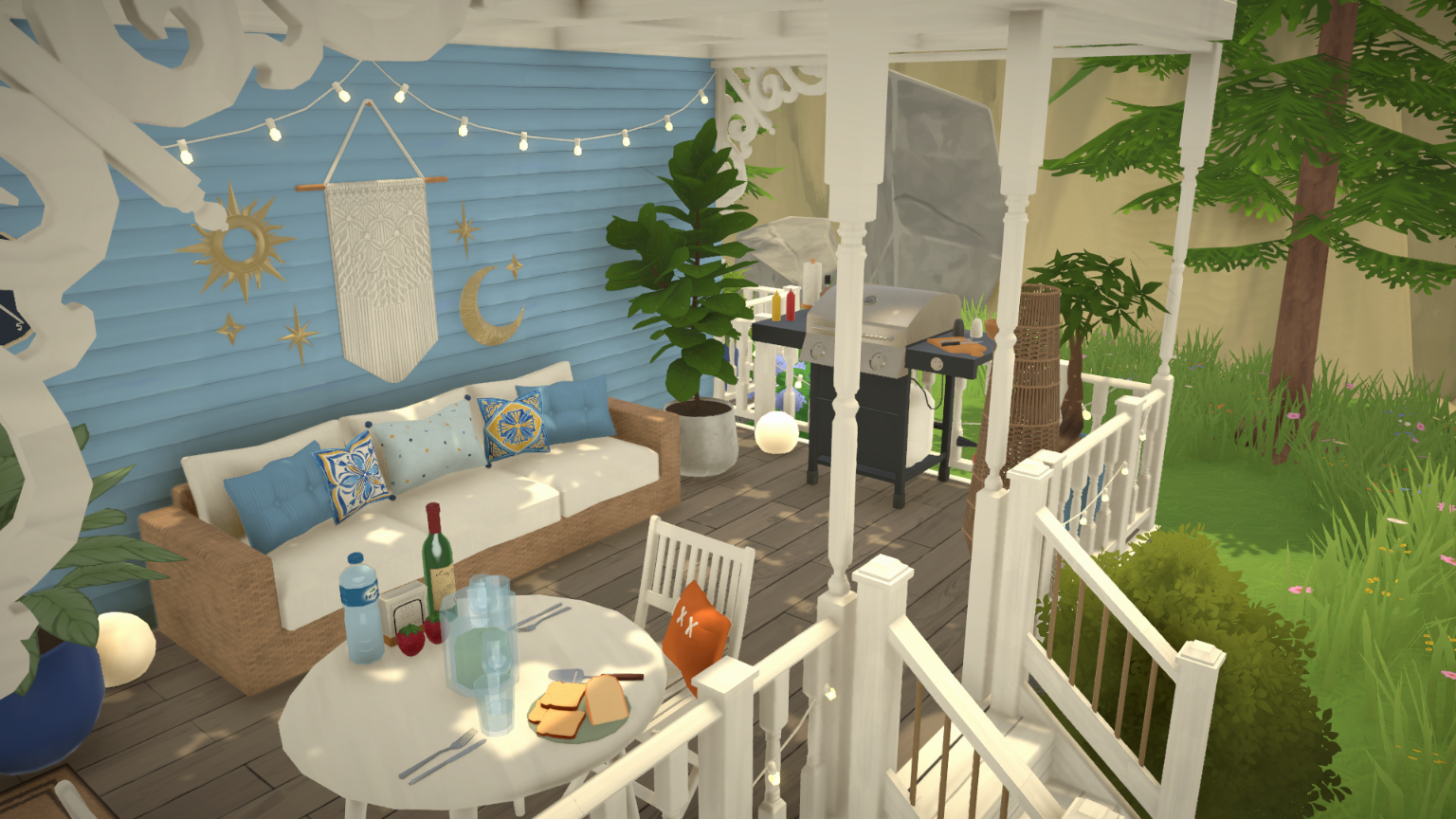 [FlaviaForesta] Light blue modern cottage image 17
