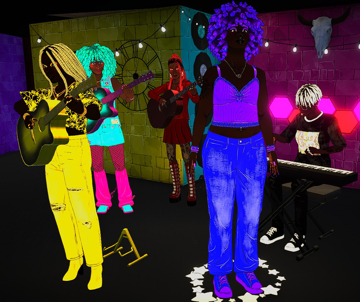 Pixxy Chixx Riot Grrrl Band image 1