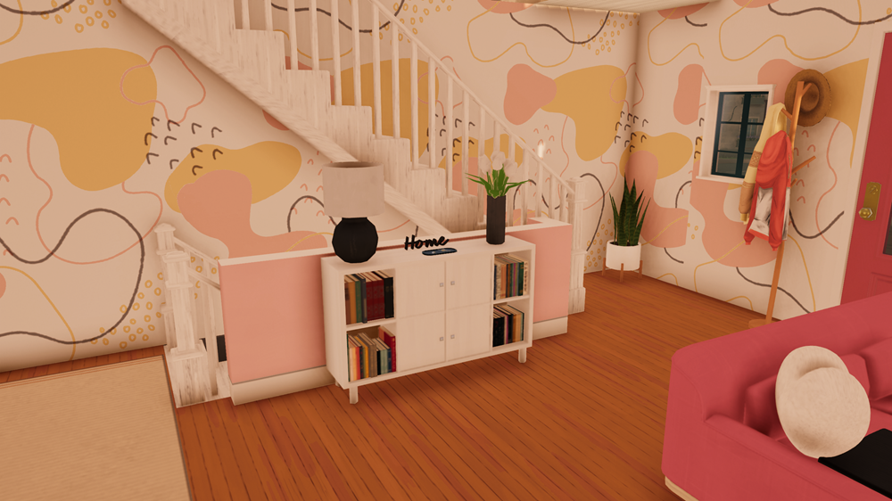 White and Pink Townhouse image 2