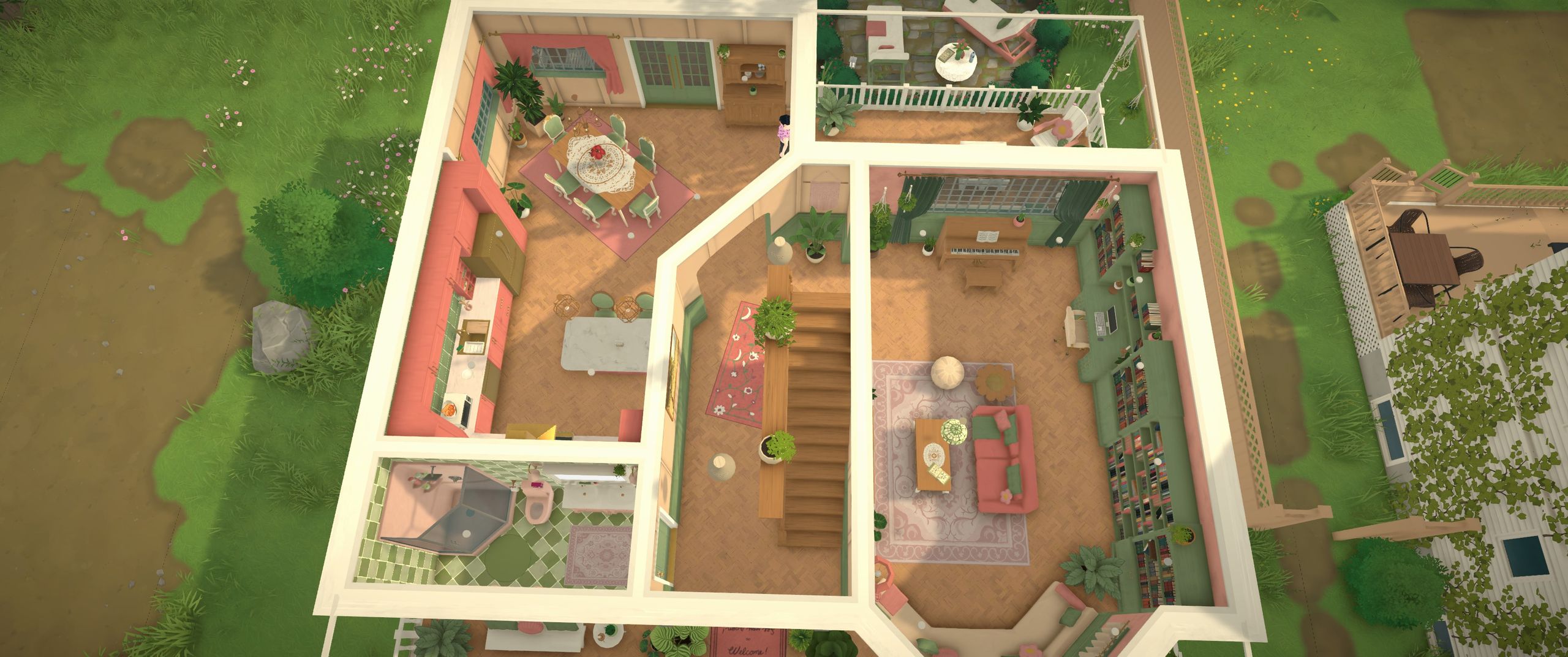 Pink- Green Dream House image 4