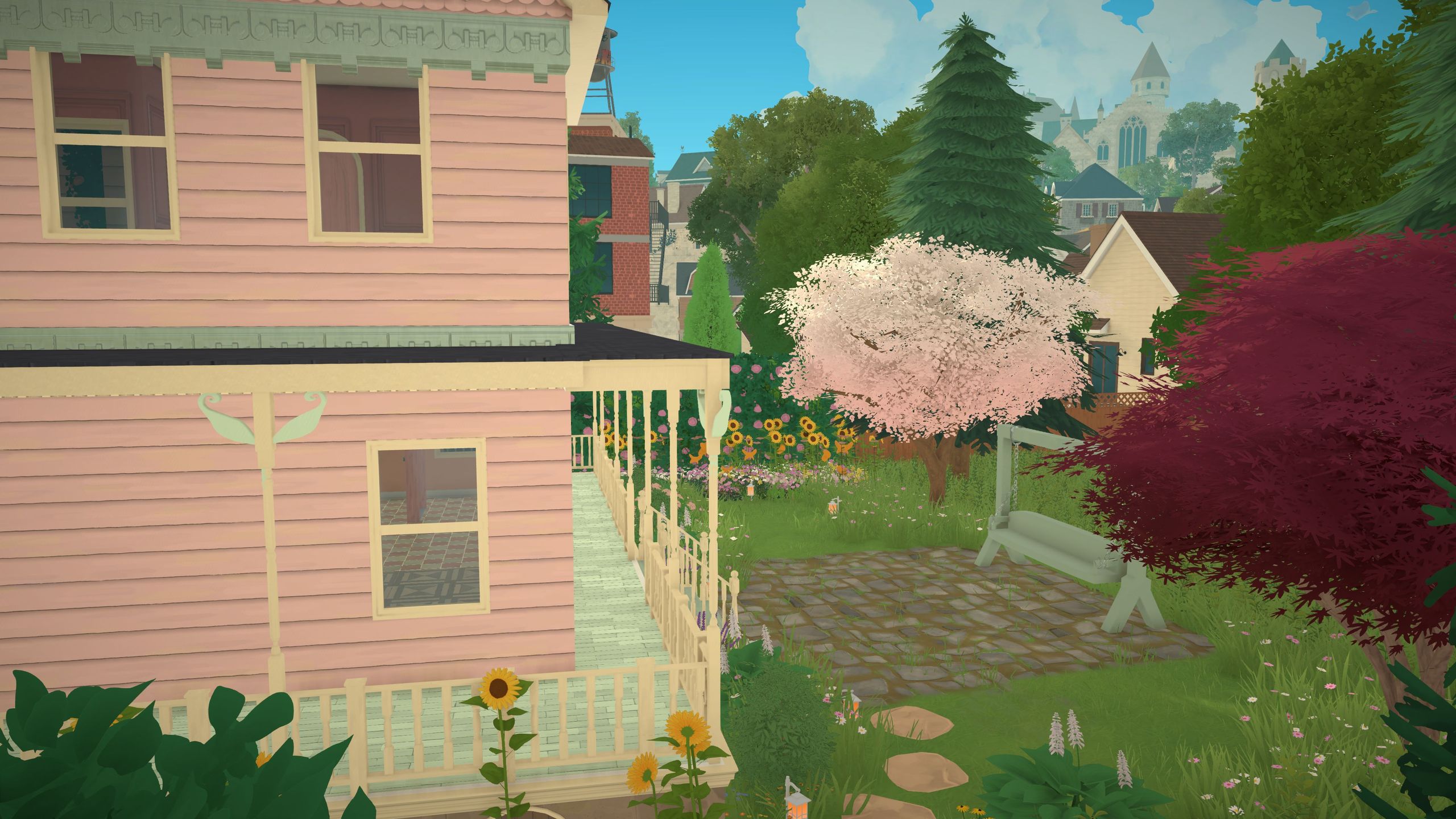 Pink Victorian with Wraparound Porch - Unfurnished image 2