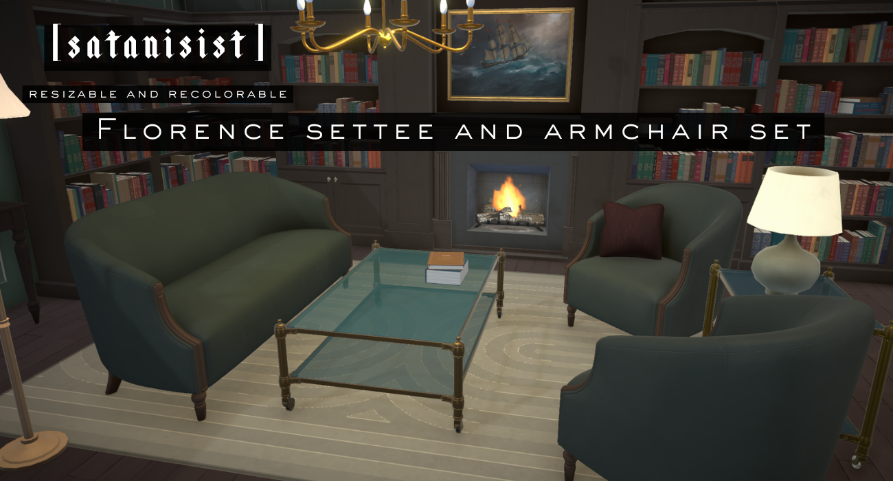 [satanisist] Florence Armchair and Settee image 1