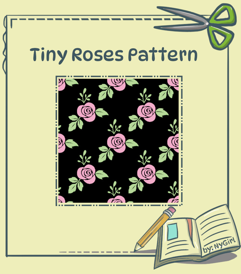 Tiny Roses Pattern image 1