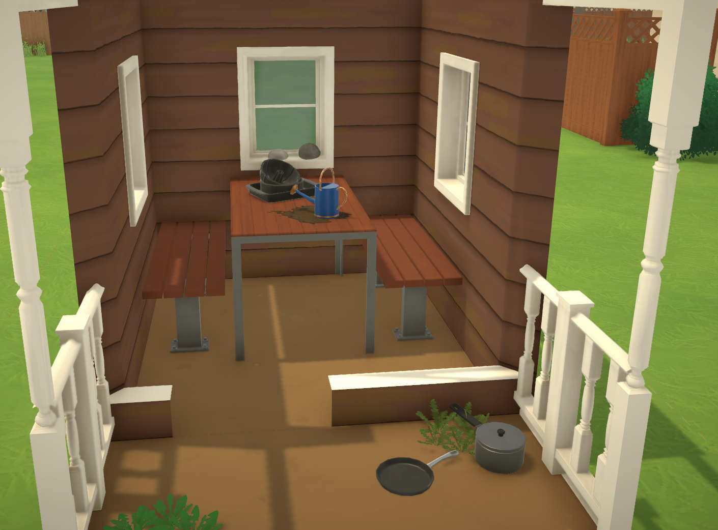 Simple playhouse for playgrounds (cc free) image 1