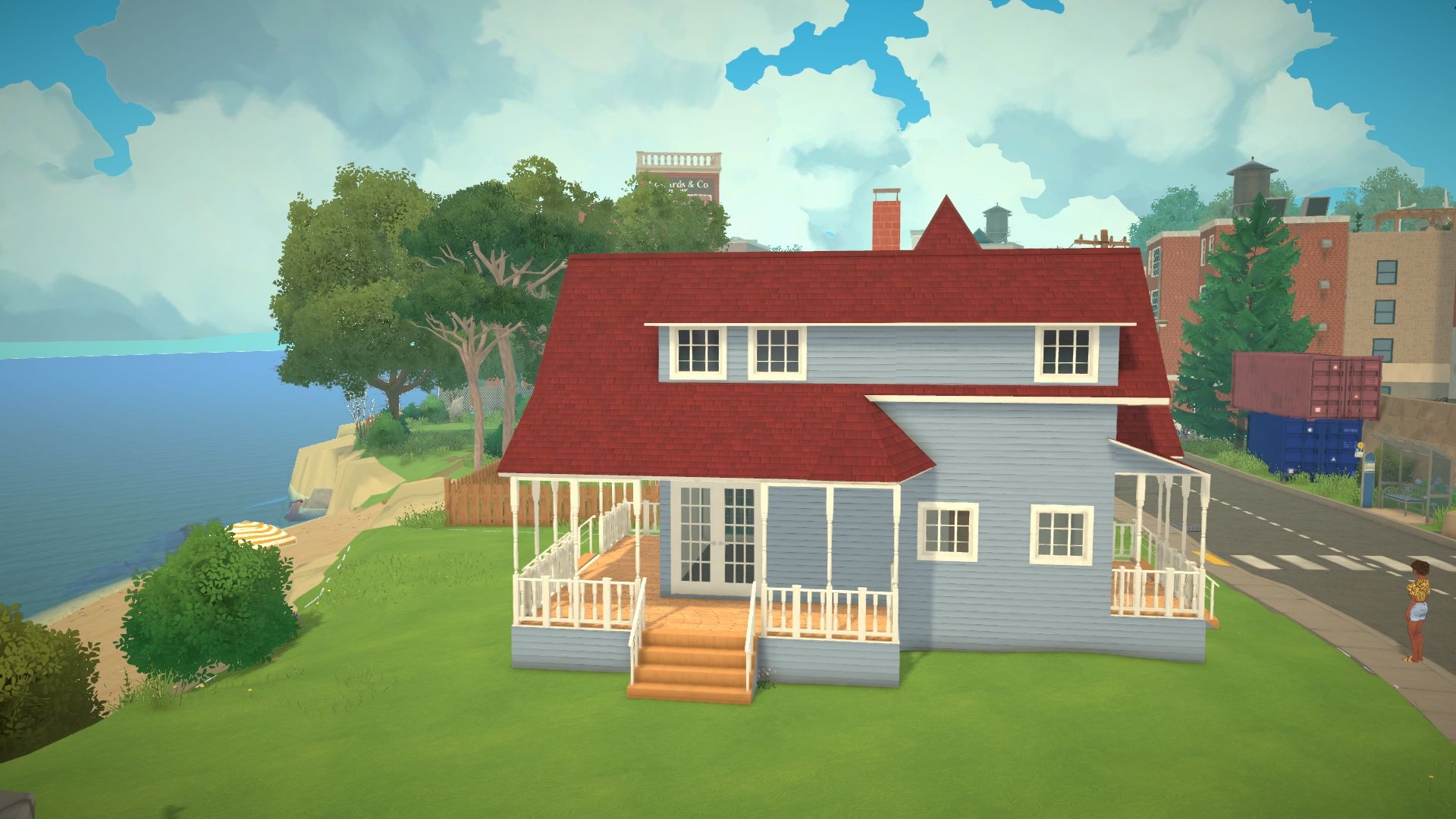 little blue beach house SHELL! image 2