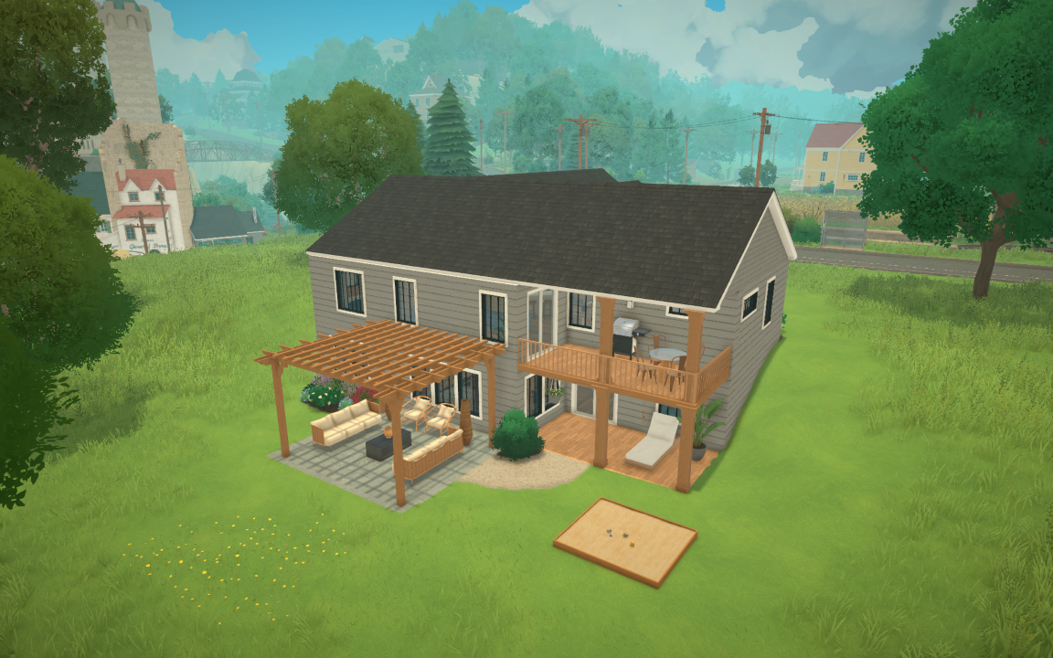 Sloped Lot - Gray House image 3
