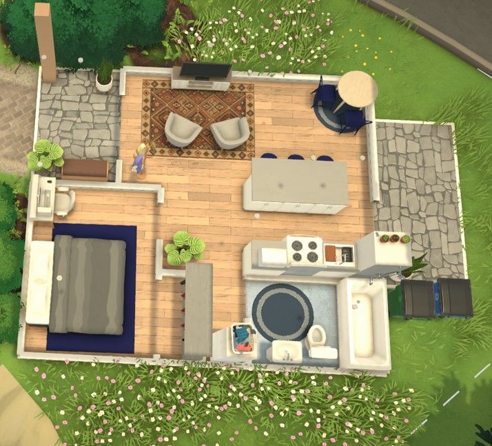 Small 1 bed/1 bath starter cabin image 2