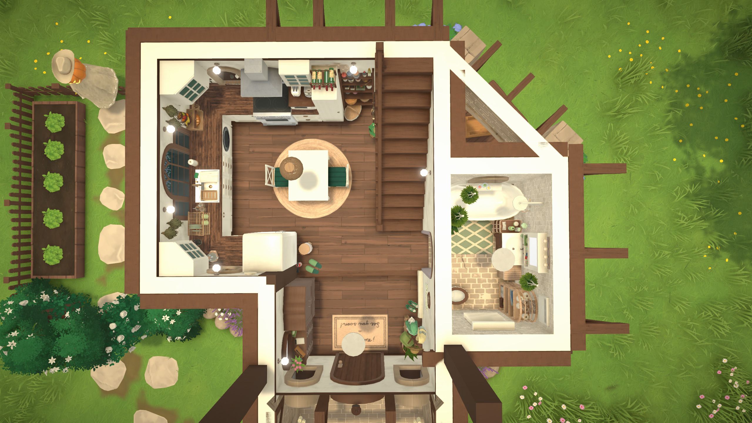 Whimsical Fairytale Cottage - (Playtested Single Para Build) image 7