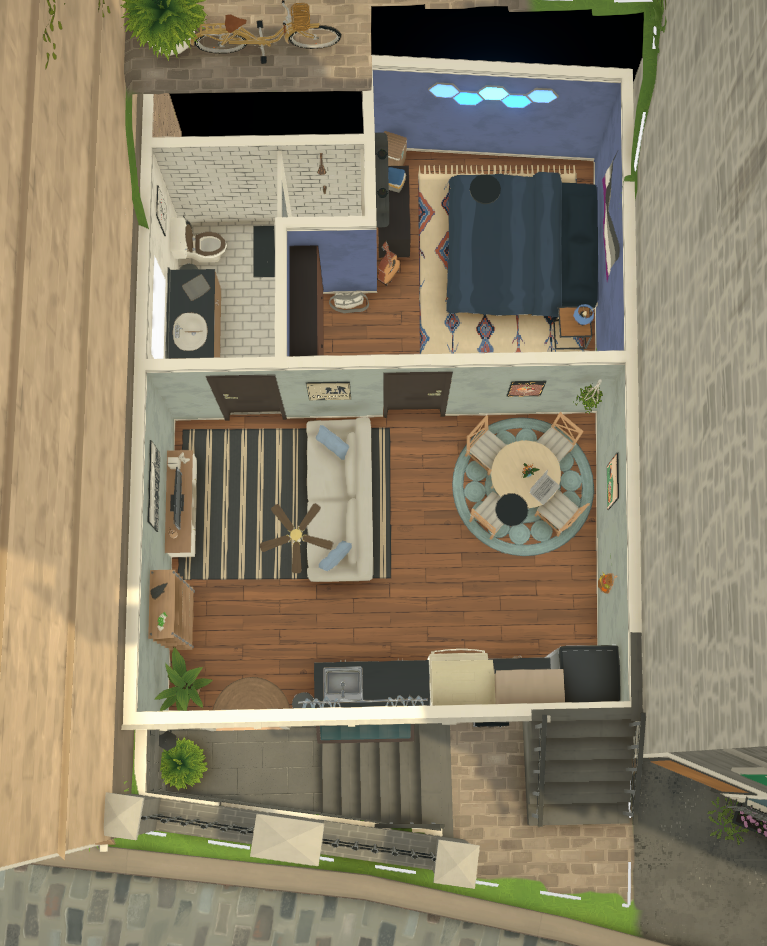 Narrow Lot Brownstone - Sanrielle image 4