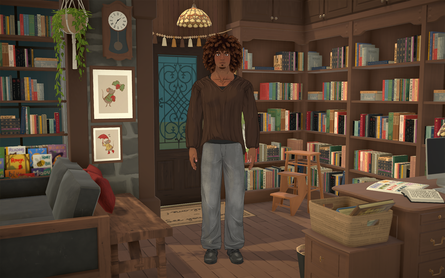 [vyx] PAM BG - Bookstore Entrance 01 image 1