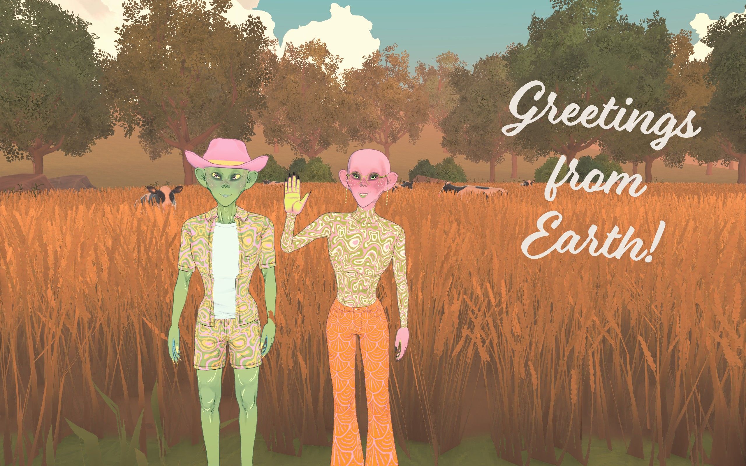 Gleeble & Glorp, alien tourists. image 1