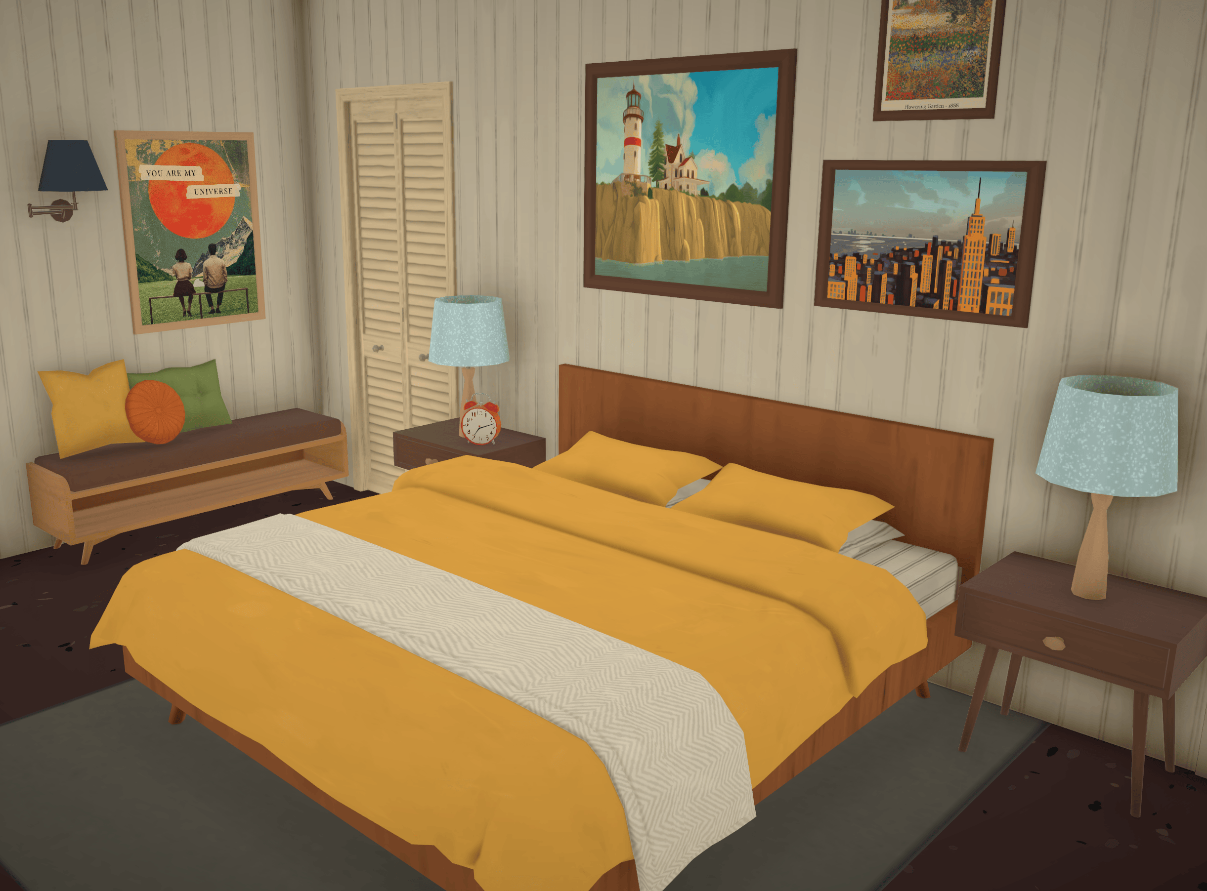 FO4 Mid Century Modern Home image 4