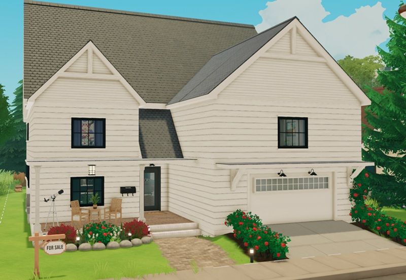 White Country Style Home image 1