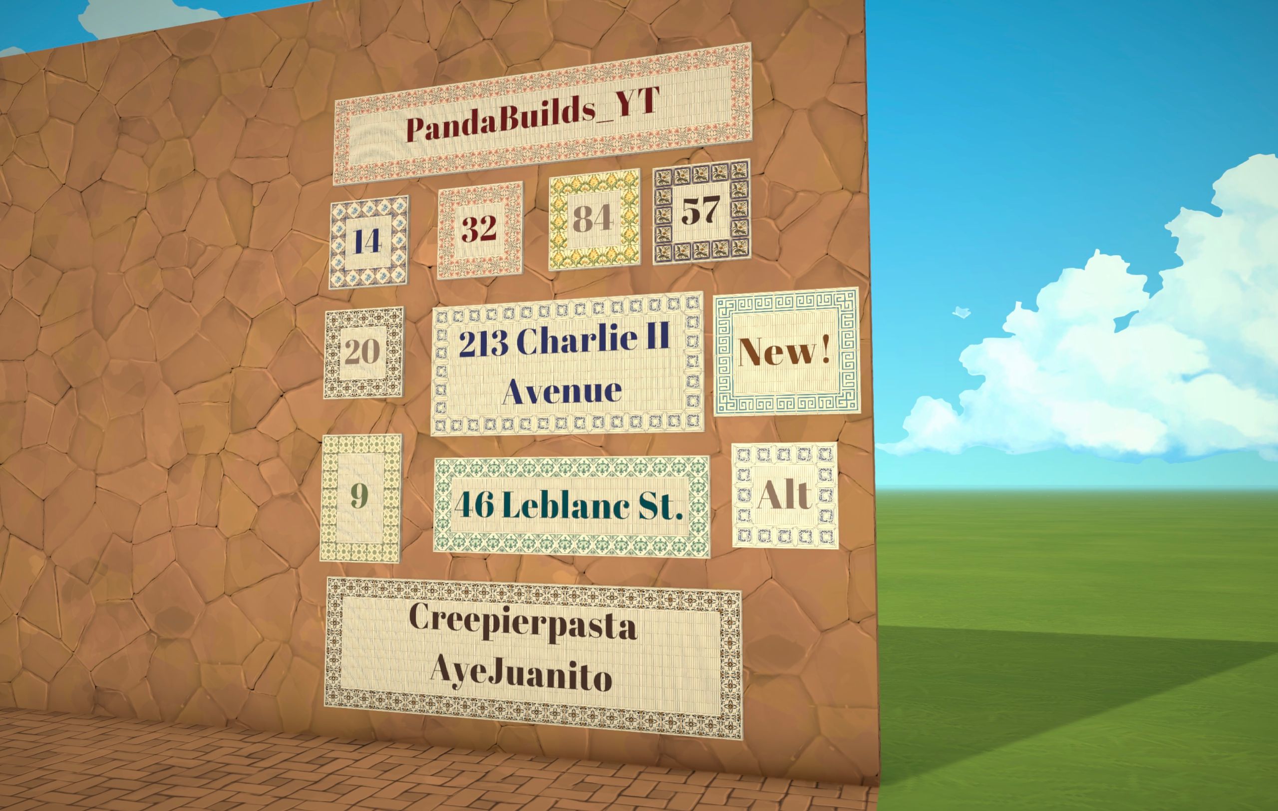 Ceramic Street Numbers image 1