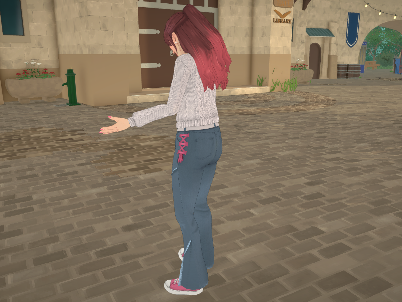 Bow jeans image 2