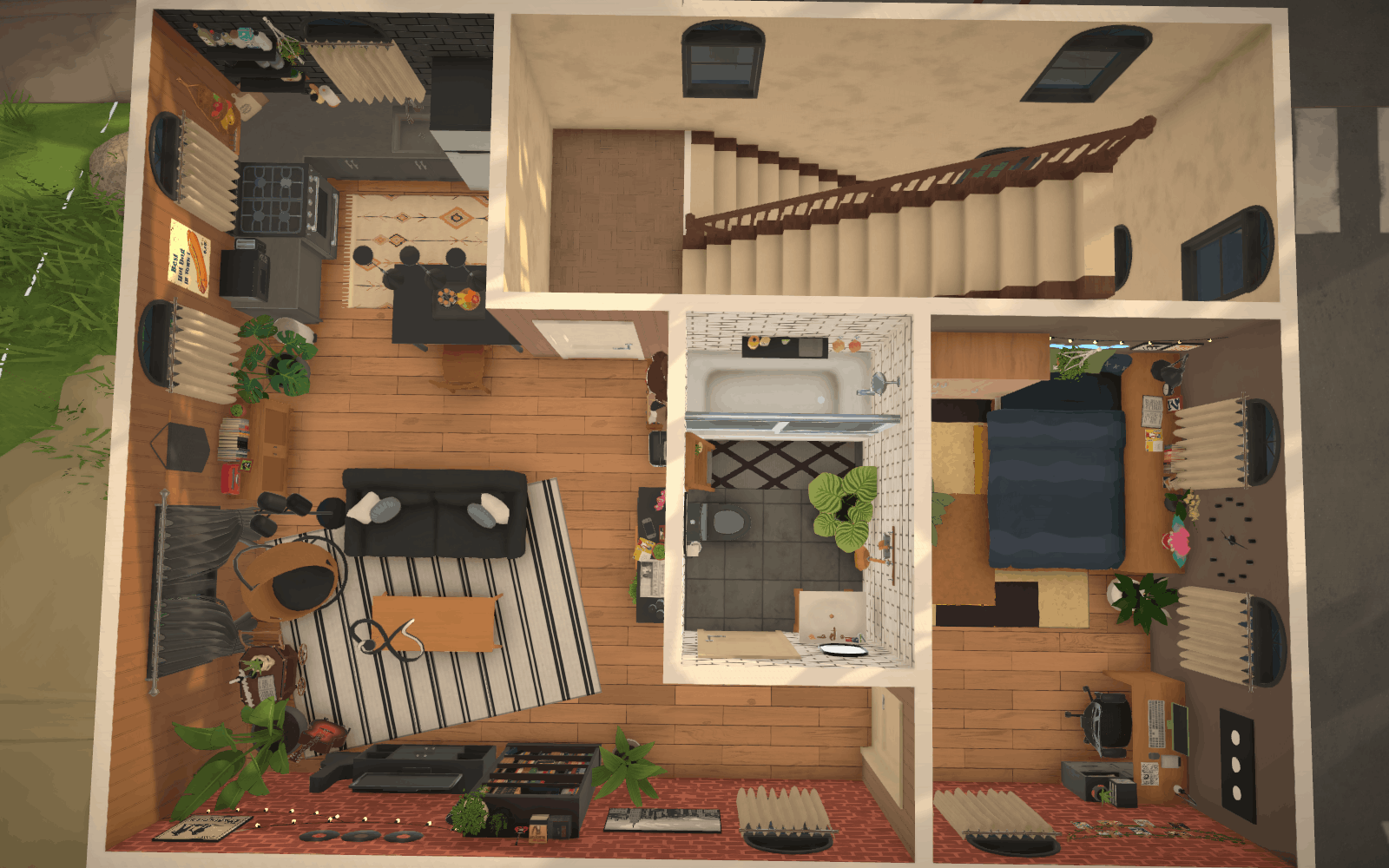 Cozy Dark Apartment image 8