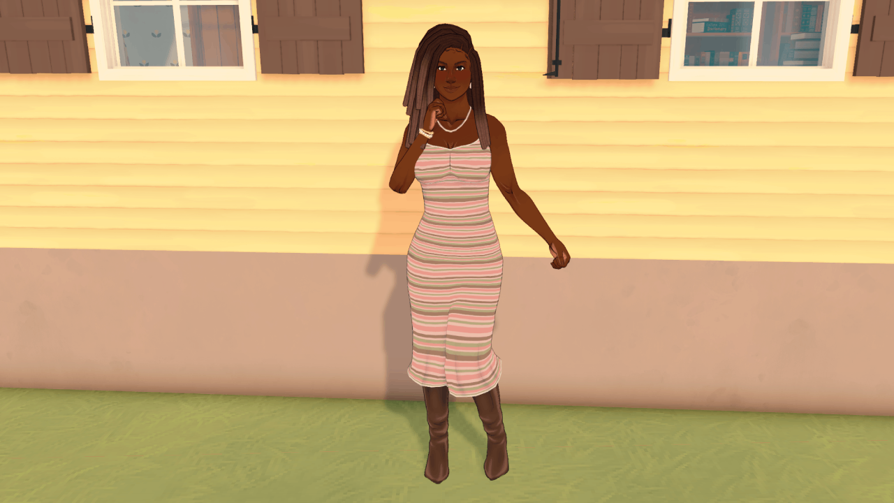 Sweetheart Midi Dress by Cosmolojay image 2