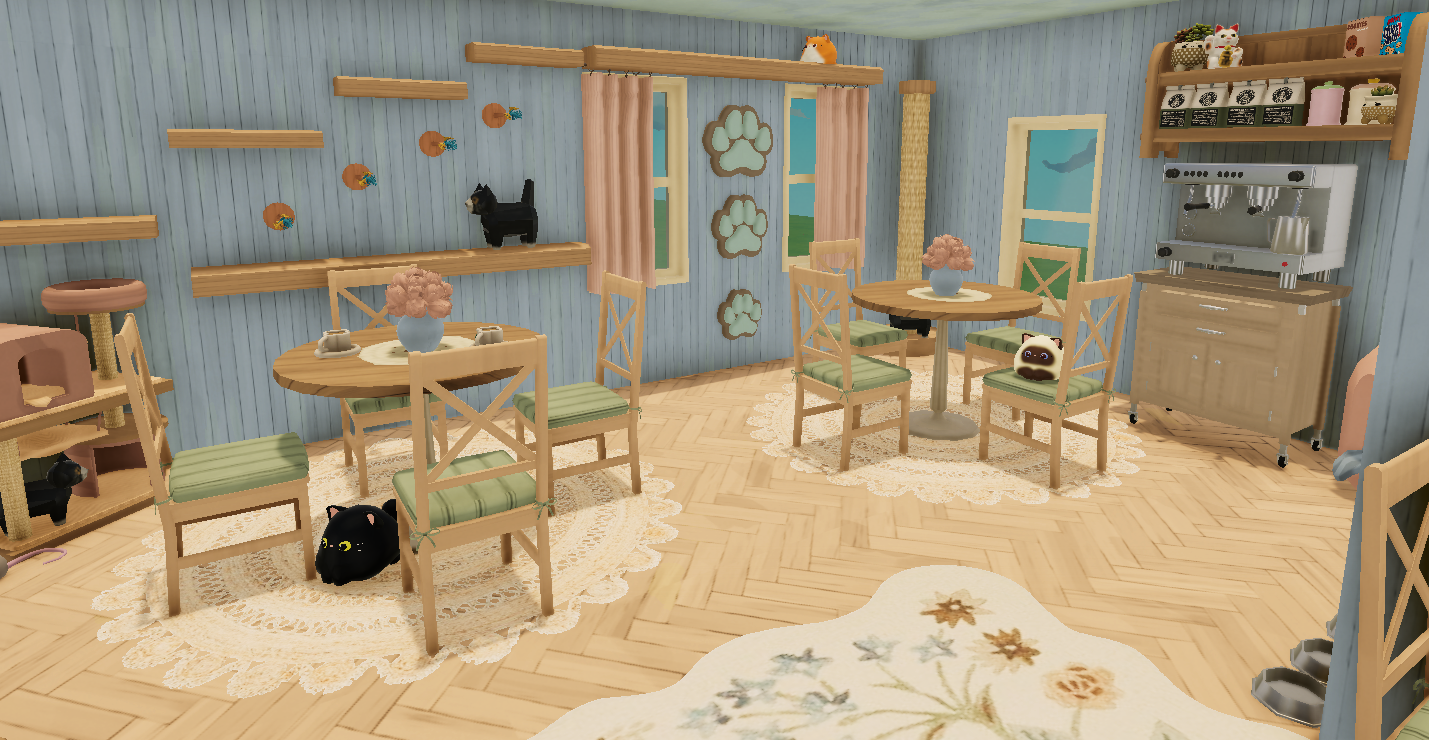 cat cafe/studying space image 4