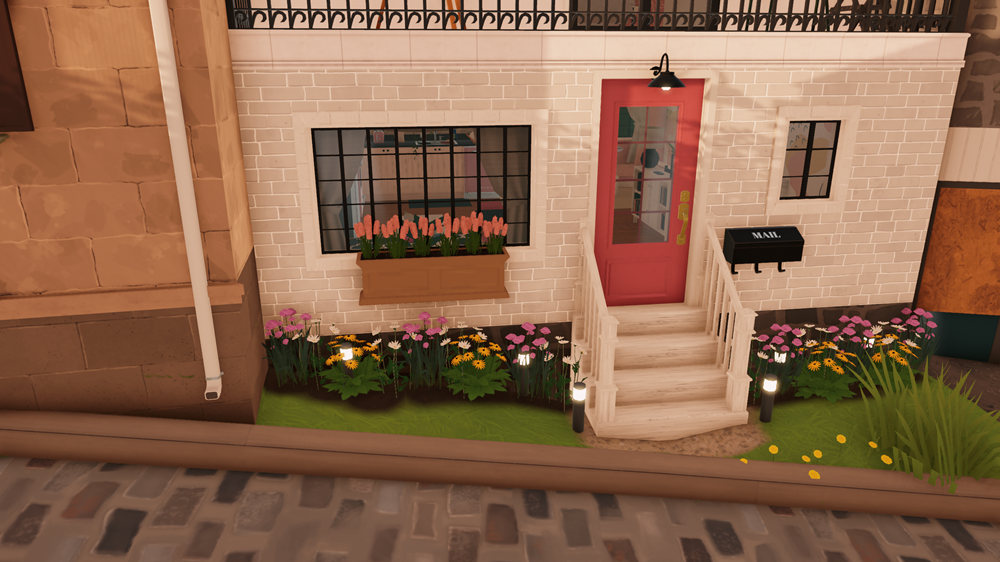 White and Pink Townhouse image 1