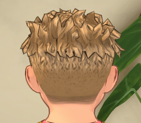 [Toddler] Hair "CurlyUndercut" image 3