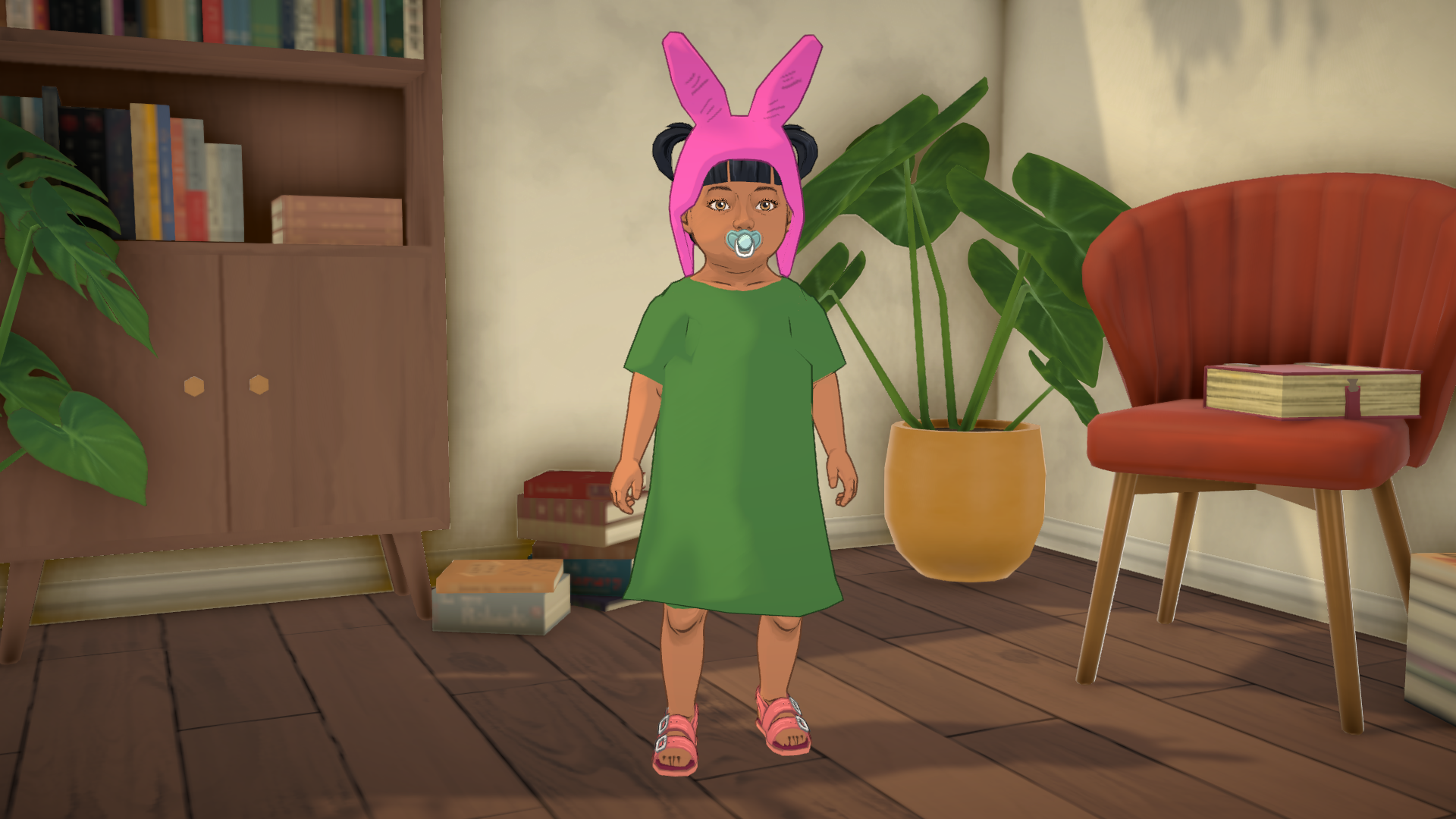 Louise Belcher Toddler Costume image 1