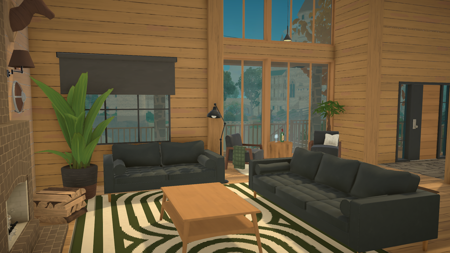Lofted Log Cabin Starter Home | No CC No Mods image 5