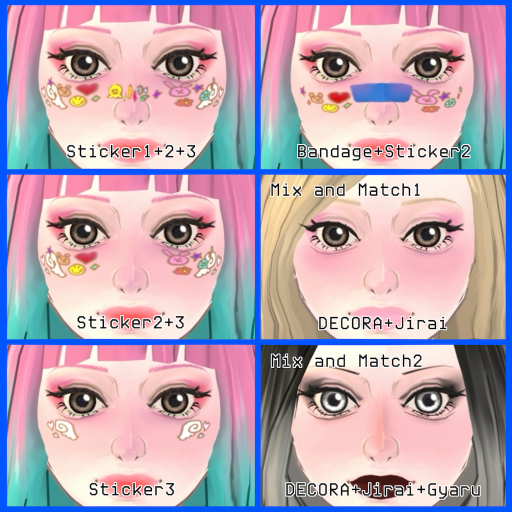 DDM LAB / Y2K DECORA Face Set image 2