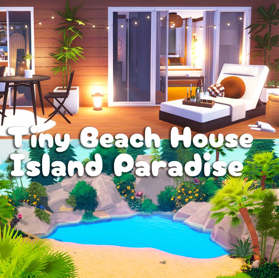 Custom World 🏝️ Island Paradise & Tiny Cozy Modern House image 1