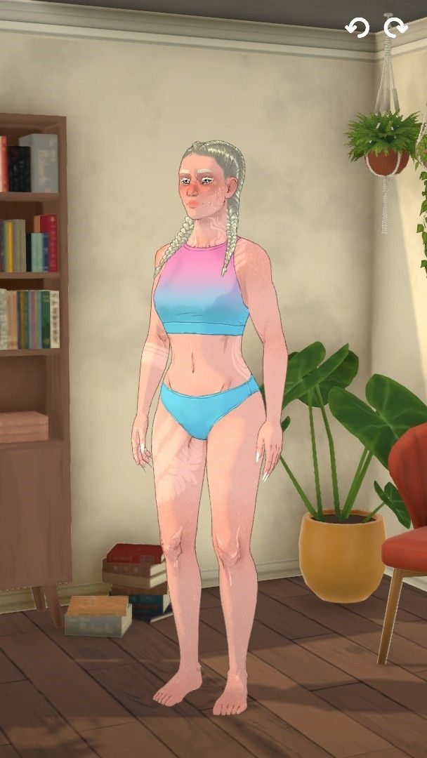 Cyberpunk Girl with Tattoos image 5