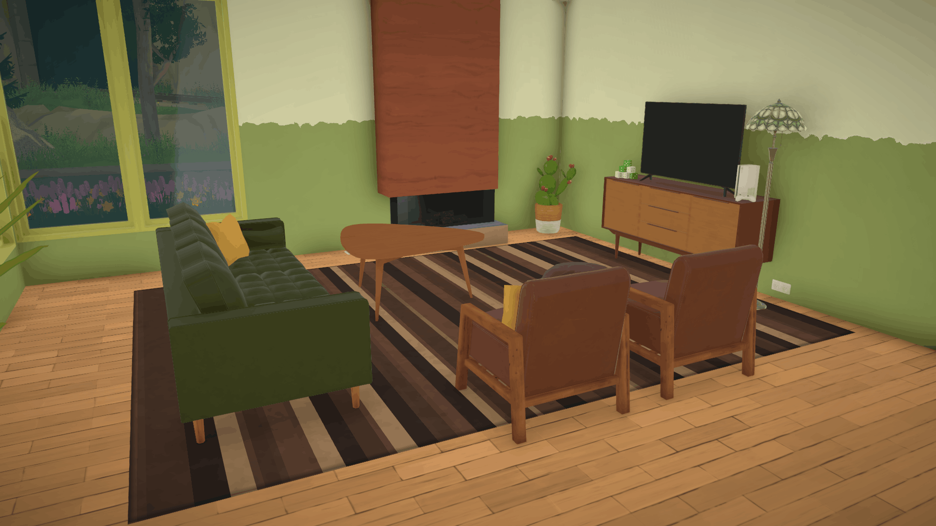 Pink Midcentury Home image 2