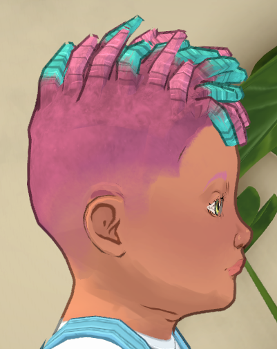 [Toddler] Hair LocksShortSide image 4