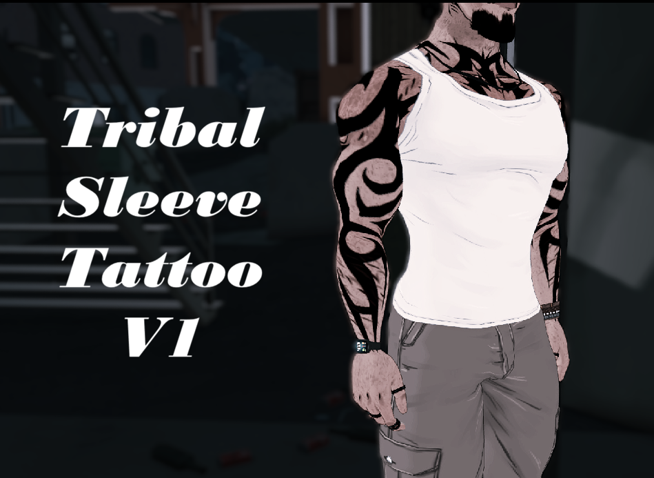 Tribal Sleeve Tattoo V1 image 1
