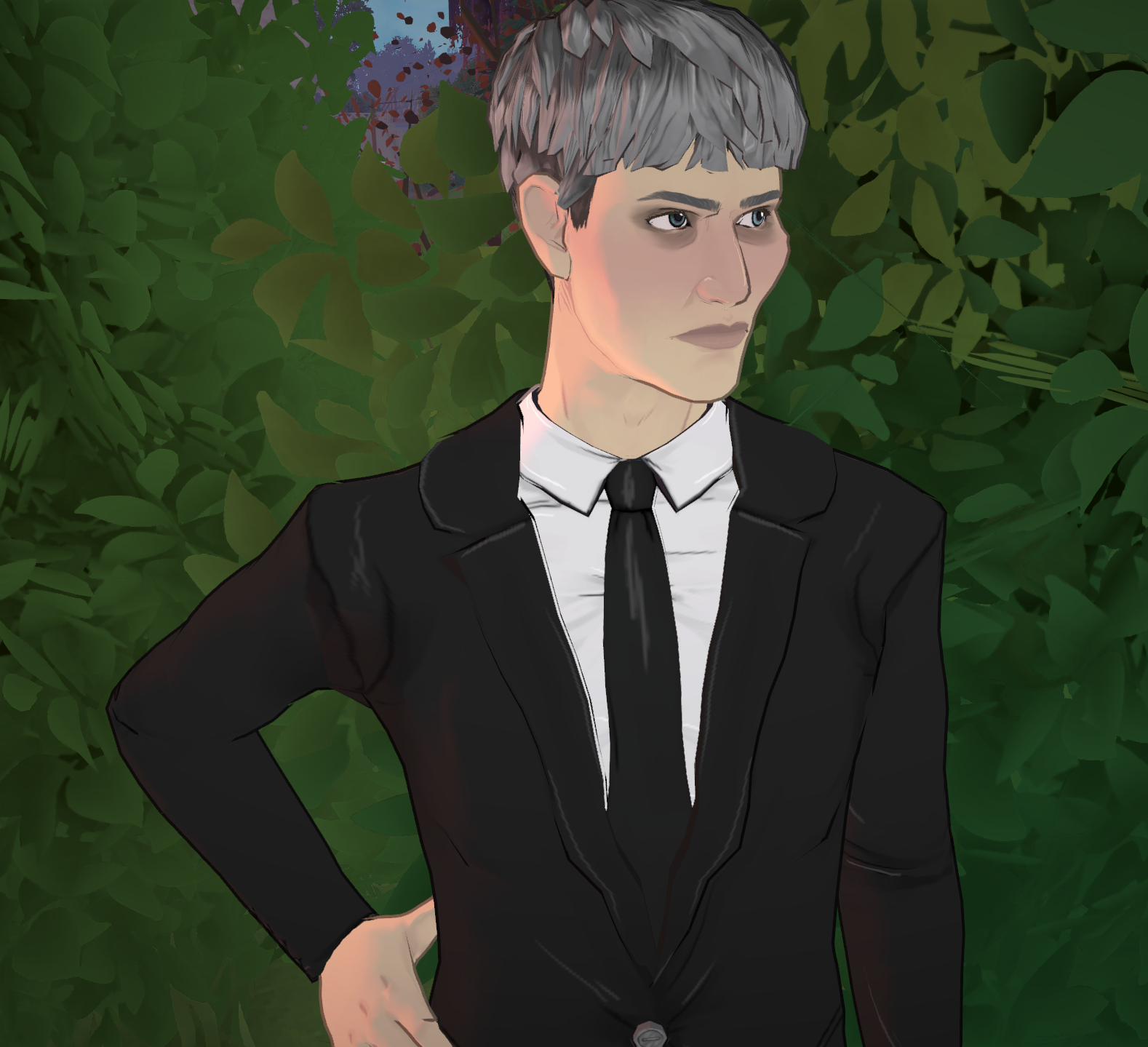 Morticia and Gomez Addams (and Lurch) image 4
