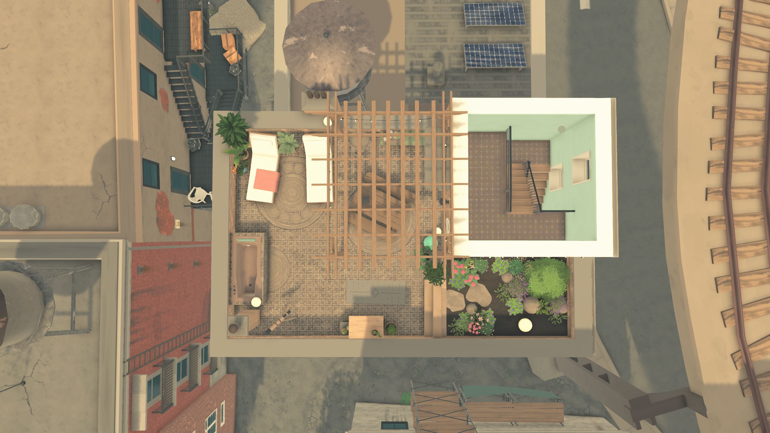That apartament with a lounge area on the roof image 10