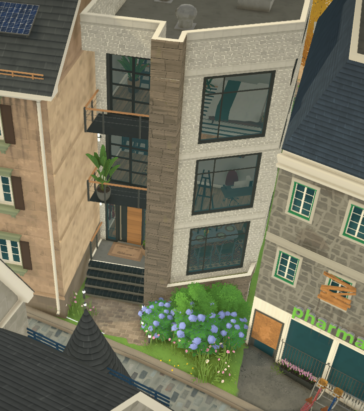 Simple modern brick townhouse <43k image 2