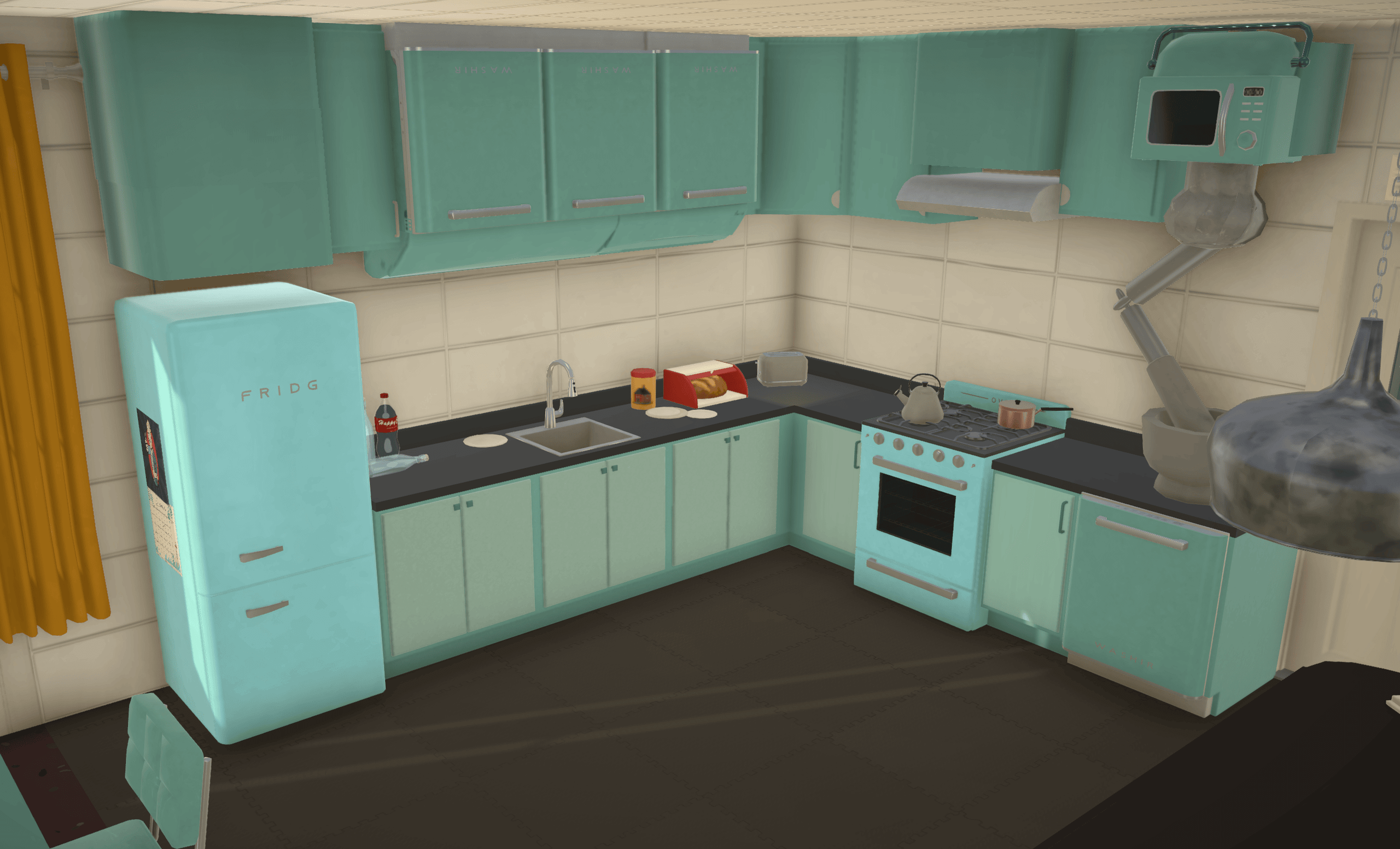 FO4 Mid Century Modern Home image 3