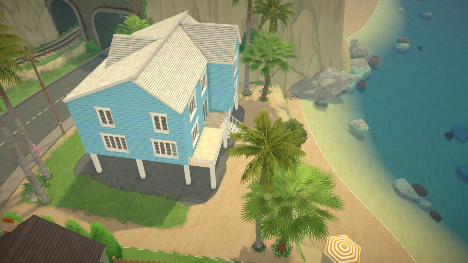 Coastal Blue Beach House Shell image 3