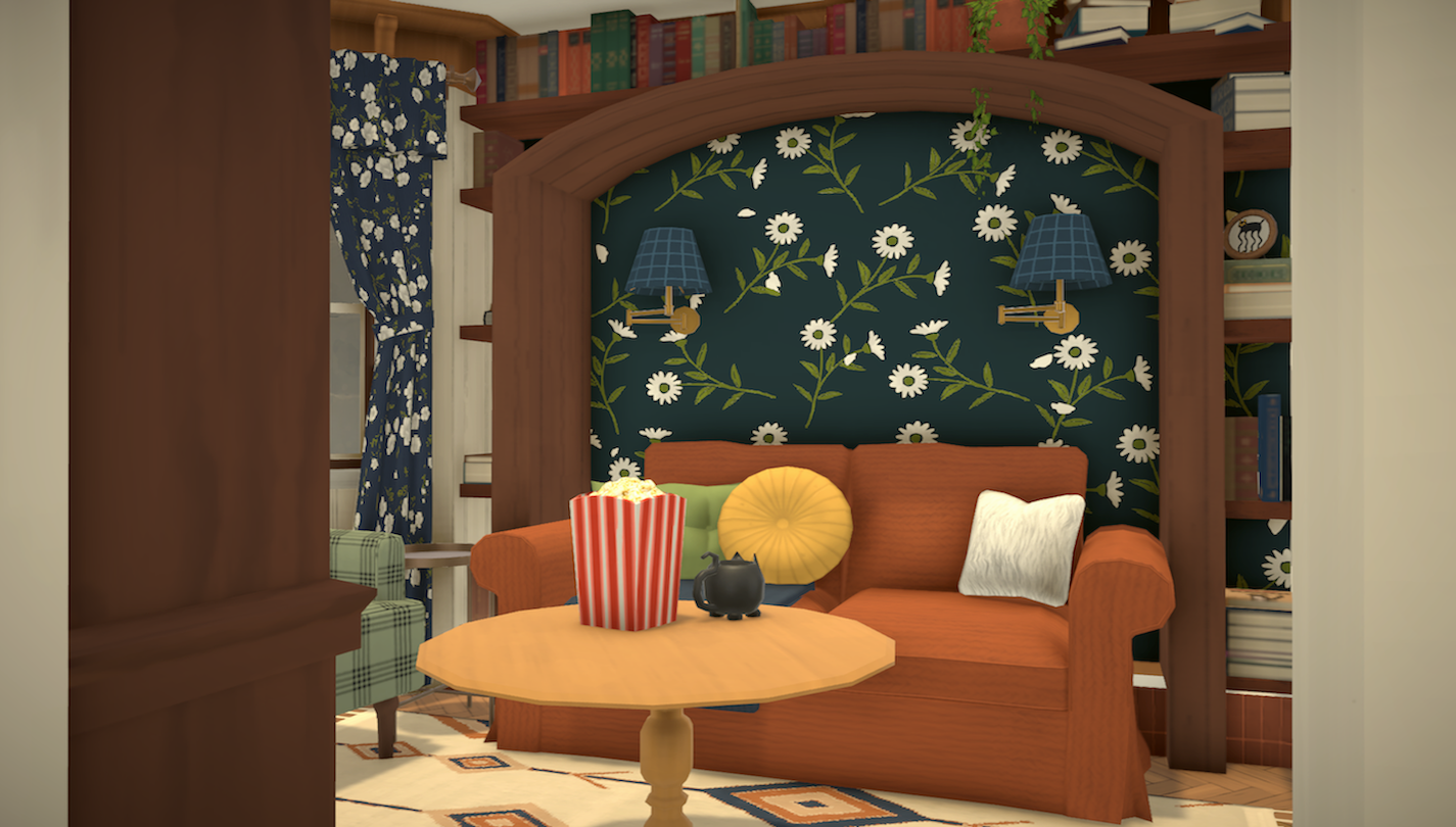 Eclectic Book Nook Townhouse | No CC No Mods image 5
