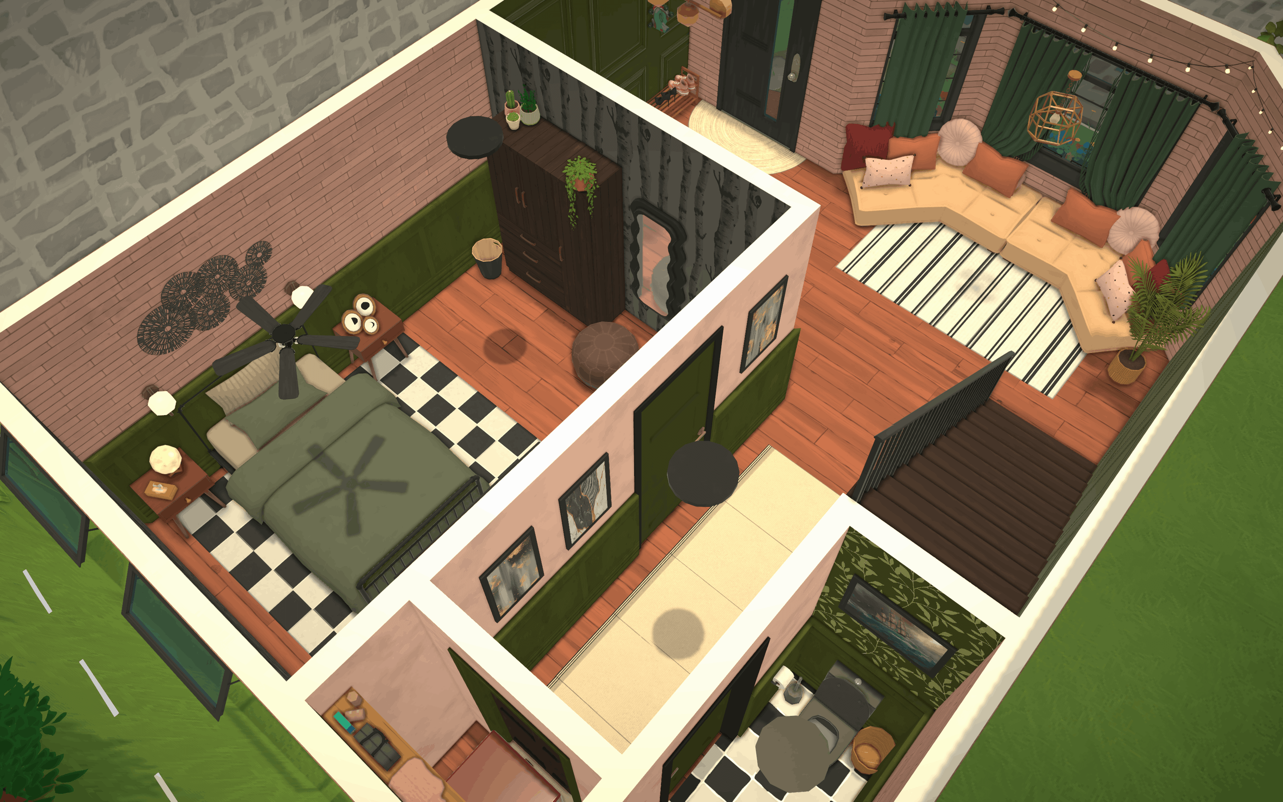 Modern Green Witch Townhouse image 6