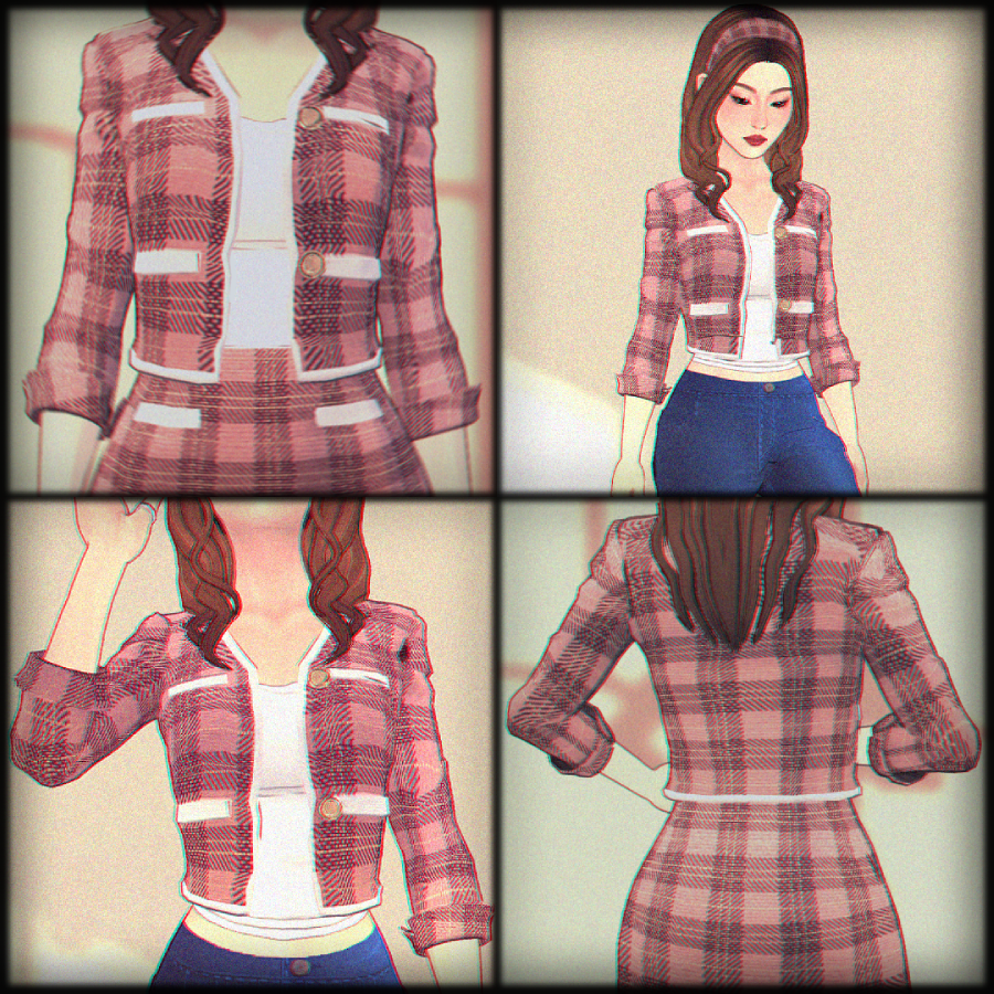 [Moons] Tweed Jacket image 2