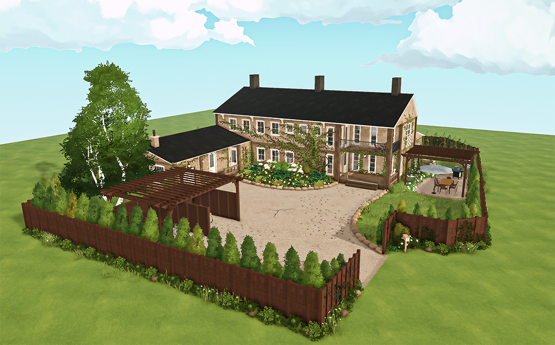 Modern Stone Mansion image 1