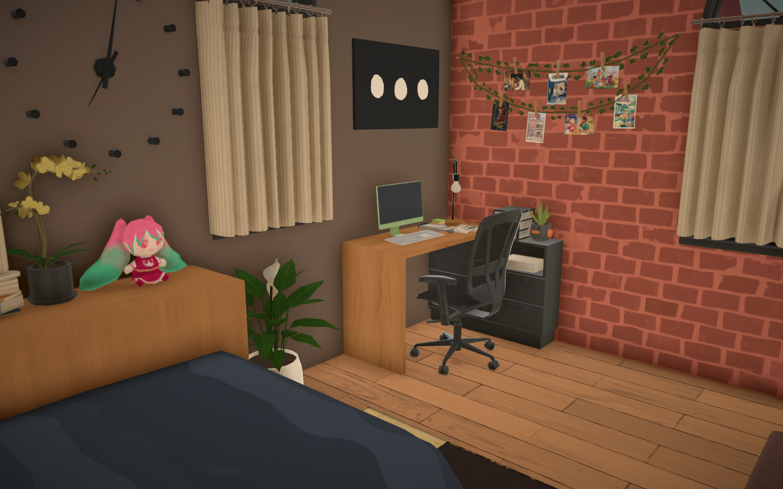 Cozy Dark Apartment image 6